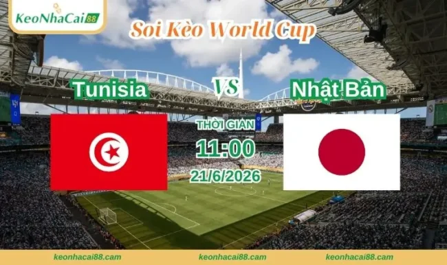Soi kèo World Cup Tunisia vs Nhật Bản